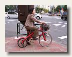 Interesting small wheel bikes abound.
 IMG_5448